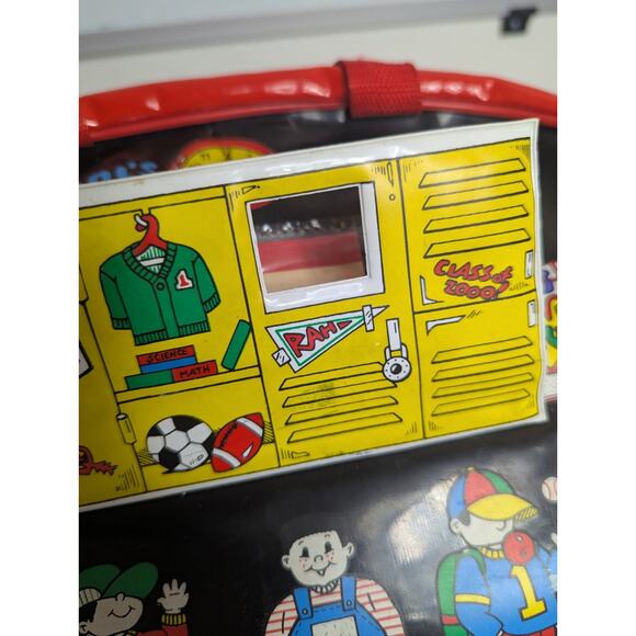 VTG Superstar Mischief Makers Bowler Lunch Bag Schools Out Retro Class Of 2000 - Picture 5 of 12